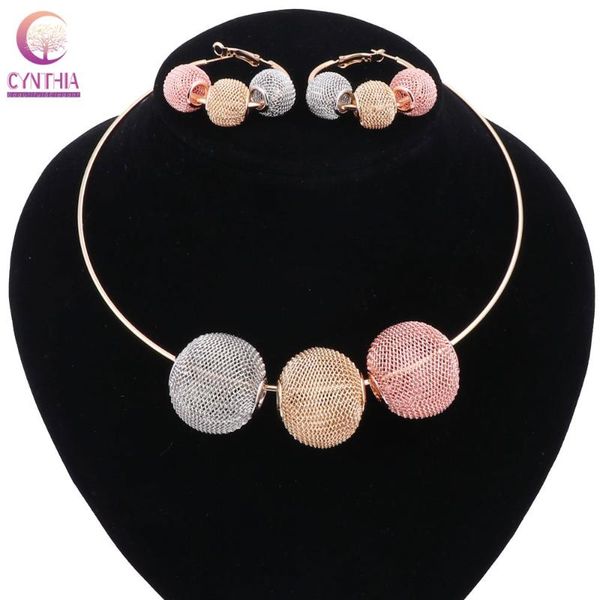 women gold color spherical hollow boho red golden gray crystal jewelry sets with earrings statement necklace for party necklace, Silver
women gold color spherical hollow boho red golden gray crystal jewelry sets with earrings statement necklace for party necklace, Silver