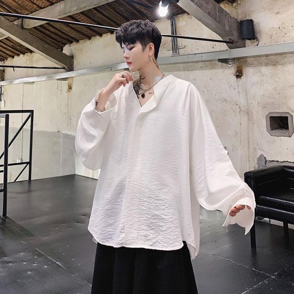 men's casual shirts men oversize long sleeve pullover male women vintage fashion japan streetwear hip hop punk gothic shirt1, White;black
men's casual shirts men oversize long sleeve pullover male women vintage fashion japan streetwear hip hop punk gothic shirt1, White;black