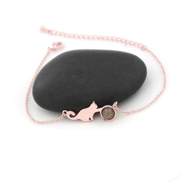 new cute play with ball cat link chain bracelets & bangles for women girls natural stone animal pet lovers gifts fashion jewelry, Black
new cute play with ball cat link chain bracelets & bangles for women girls natural stone animal pet lovers gifts fashion jewelry, Black