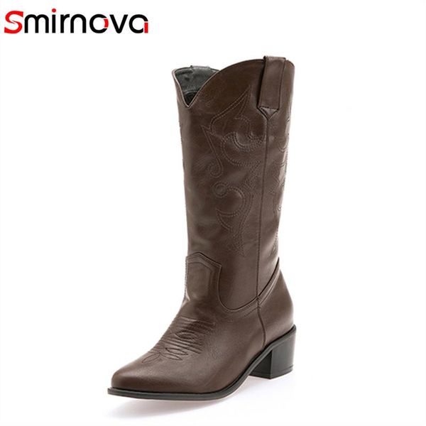 smirnova 2020 winter autumn boots for ladies slip on women shoes high heels boots fashion black female mid calf
smirnova 2020 winter autumn boots for ladies slip on women shoes high heels boots fashion black female mid calf