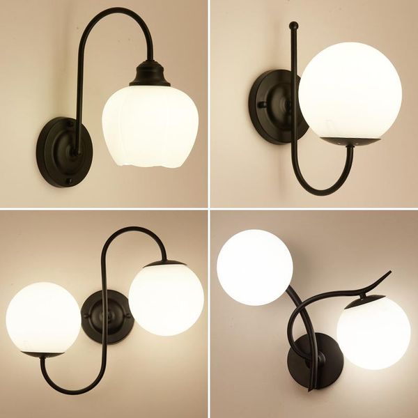 wall lamp bedroom bedside glass american simple creative living room tv background hall corridor lighting
wall lamp bedroom bedside glass american simple creative living room tv background hall corridor lighting