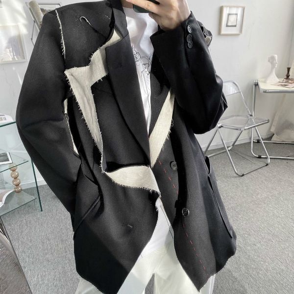 2021 personality spring suit deconstruction design feeling rough edge jacket blazer 8luu 36ky, White;black
2021 personality spring suit deconstruction design feeling rough edge jacket blazer 8luu 36ky, White;black