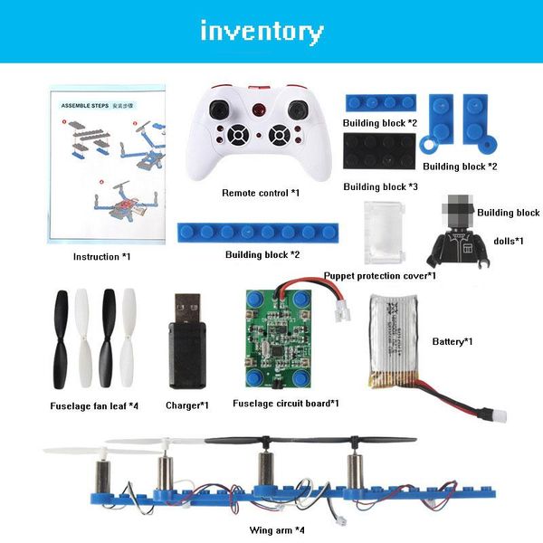 drones diy rc building blocks drone 2.4g 4ch mini 3d bricks quadcopter assembling educational toys helicopter
drones diy rc building blocks drone 2.4g 4ch mini 3d bricks quadcopter assembling educational toys helicopter