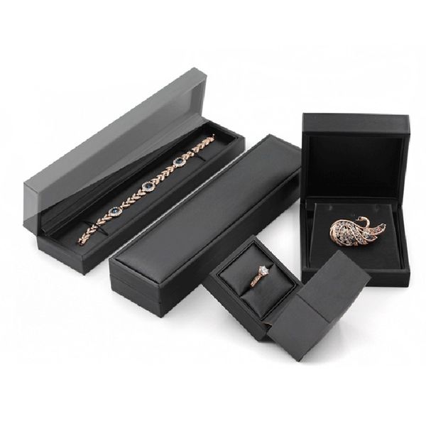 black pu leather brushed jewelry packaging box european style ring box necklace earrings bracelet bracelet brooch box jewelry storage gifts, Black;white
black pu leather brushed jewelry packaging box european style ring box necklace earrings bracelet bracelet brooch box jewelry storage gifts, Black;white