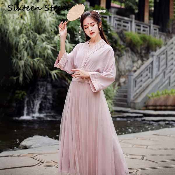 2021 stylish two outfits mesh chinese style hanfu bands with sleeve cleavage pink evening long dress women nli4, Black;gray
2021 stylish two outfits mesh chinese style hanfu bands with sleeve cleavage pink evening long dress women nli4, Black;gray