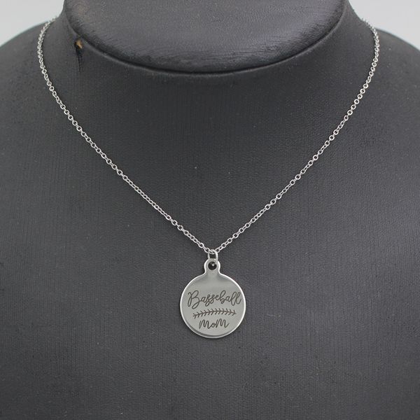 new arrival sport jewelry stainless steel chain with baseball mom pendant necklace for mom mothers gifts, Silver
new arrival sport jewelry stainless steel chain with baseball mom pendant necklace for mom mothers gifts, Silver