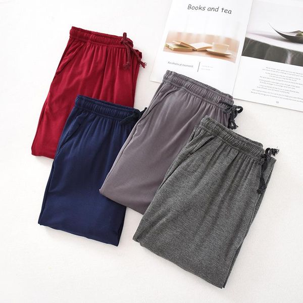 fdfklak spring autumn men modal pajamas pants elastic sleep bottoms casual wine red home trousers plus size l-4xl, Black;brown
fdfklak spring autumn men modal pajamas pants elastic sleep bottoms casual wine red home trousers plus size l-4xl, Black;brown