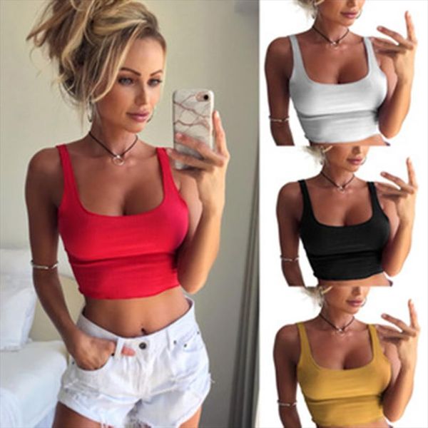 solid new 2021 short women tanks cropped tees shirt white black red yellow ladies camis cotton camisole
solid new 2021 short women tanks cropped tees shirt white black red yellow ladies camis cotton camisole