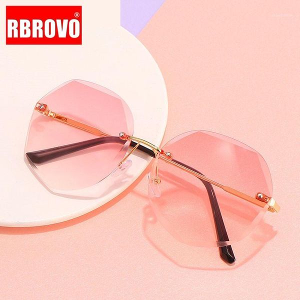rbrovo 2020 rimless sunglasses women vintage sunglasses women eyeglasses feminino1, White;black
rbrovo 2020 rimless sunglasses women vintage sunglasses women eyeglasses feminino1, White;black
