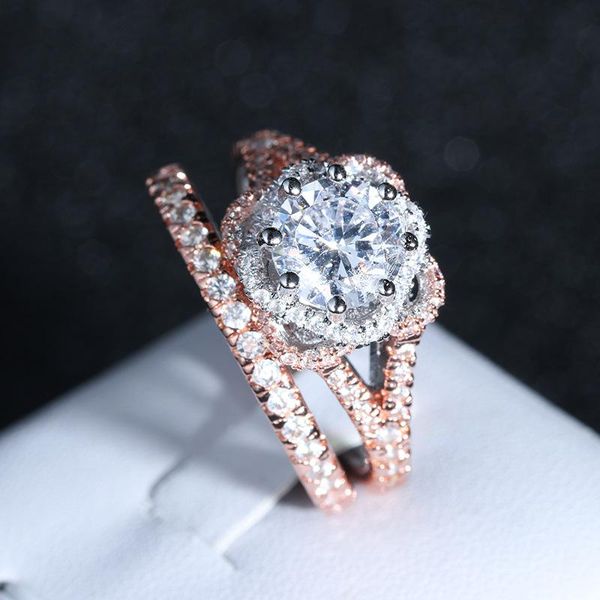 2020 fashion rose gold rings for women double thin ring set engagement ring zirconia wedding rings pair for women jewelry gift a0244, Slivery;golden
2020 fashion rose gold rings for women double thin ring set engagement ring zirconia wedding rings pair for women jewelry gift a0244, Slivery;golden