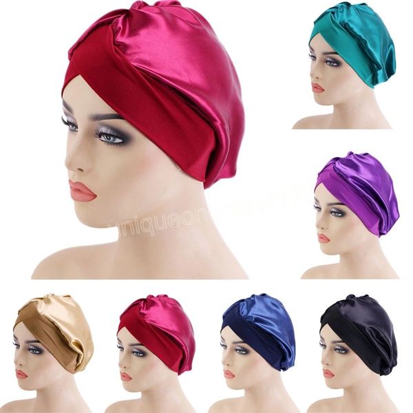 fshion women satin night sleep cap hair bonnet hat silk head cover wide elastic band ethnic solid turban hair loss hat, Blue;gray
fshion women satin night sleep cap hair bonnet hat silk head cover wide elastic band ethnic solid turban hair loss hat, Blue;gray