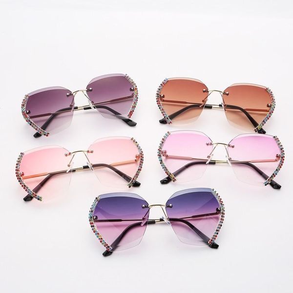 rimless sunglasses women fashion gradient lens rhinestone sun glasses diamond elegant female eyewear uv400 gafas de sol mujer, White;black
rimless sunglasses women fashion gradient lens rhinestone sun glasses diamond elegant female eyewear uv400 gafas de sol mujer, White;black