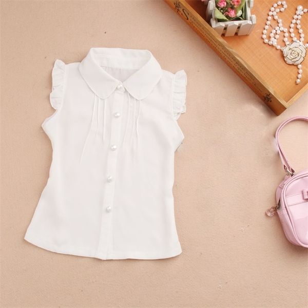 girls summer children sleeveless white blouses black bow shirts for teenage school girl chiffon lace blouse 2-16 years 220125, White;black
girls summer children sleeveless white blouses black bow shirts for teenage school girl chiffon lace blouse 2-16 years 220125, White;black