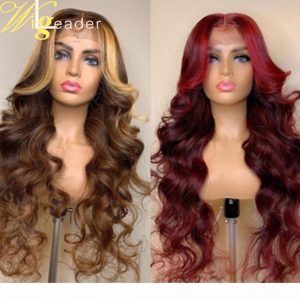 wigleader remy human hair deep parting lace front wigs pre plucked 150% lace frontal wigs red brown lace wigs, Black
wigleader remy human hair deep parting lace front wigs pre plucked 150% lace frontal wigs red brown lace wigs, Black