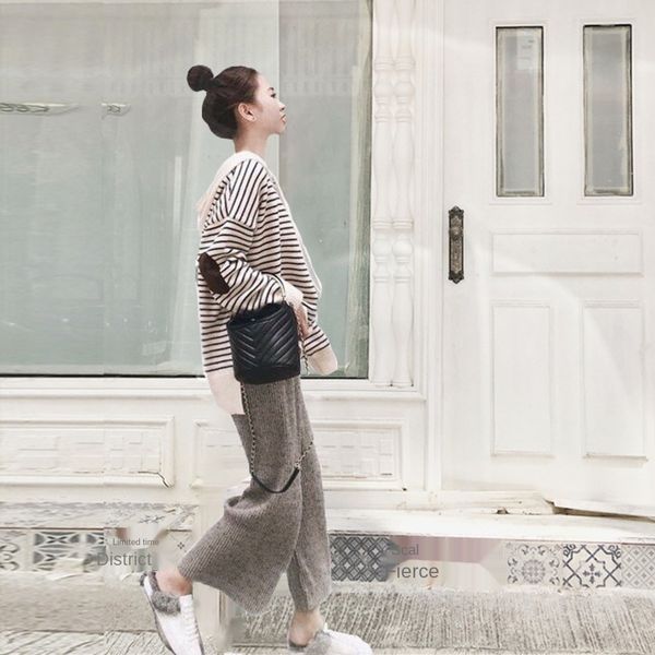 nlixt autumn and suitwi new age-reducing playful two-piece set internet french goddess lazy style celebrity minority graceful wide-leg suit, Gray
nlixt autumn and suitwi new age-reducing playful two-piece set internet french goddess lazy style celebrity minority graceful wide-leg suit, Gray