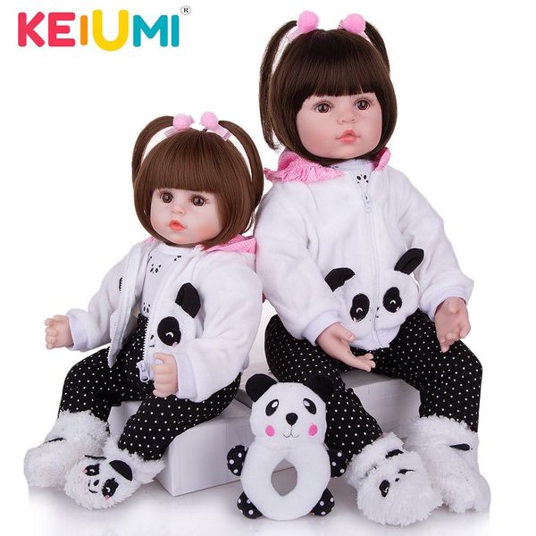 keiumi realistic reborn baby girl doll cloth body stuffed lifelike babies doll toy wear panda clothing kid xmas birthday gifts 1011
keiumi realistic reborn baby girl doll cloth body stuffed lifelike babies doll toy wear panda clothing kid xmas birthday gifts 1011