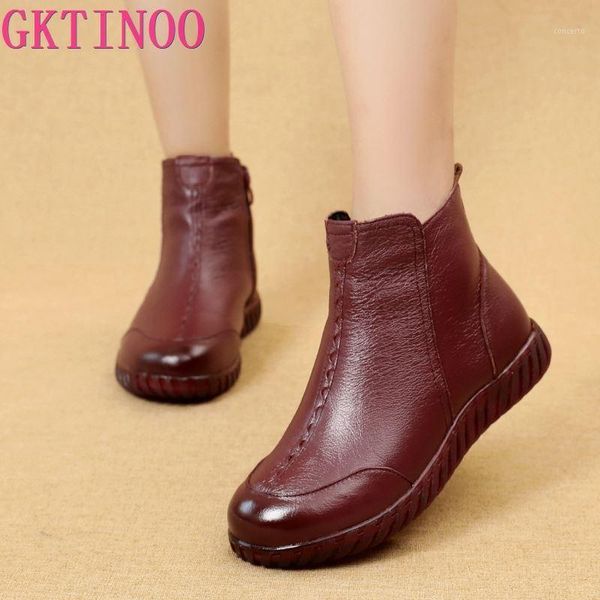 gktinoo winter woman genuine leather ankle boots female casual shoes women flat warm snow boots ladies shoes1, Black
gktinoo winter woman genuine leather ankle boots female casual shoes women flat warm snow boots ladies shoes1, Black