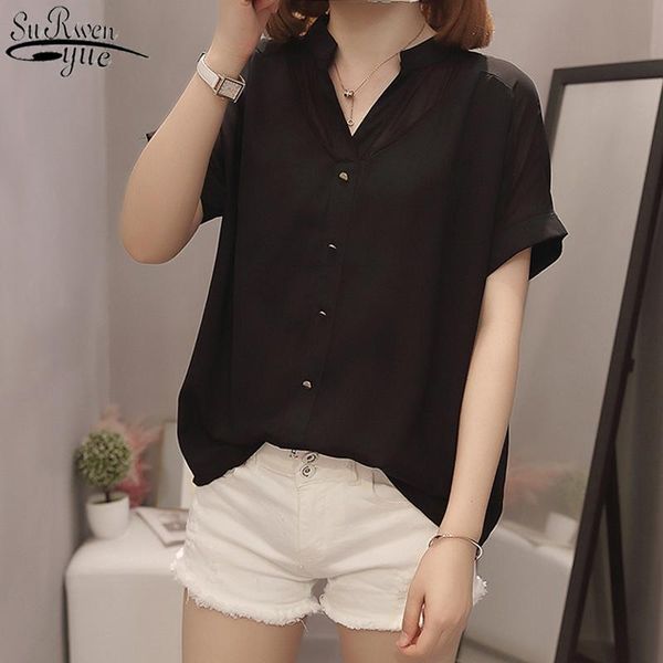 women's blouses & shirts korean plus size short sleeve chiffon blouse 2021 summer black white women shirt loose ladies blusas mujer de
women's blouses & shirts korean plus size short sleeve chiffon blouse 2021 summer black white women shirt loose ladies blusas mujer de