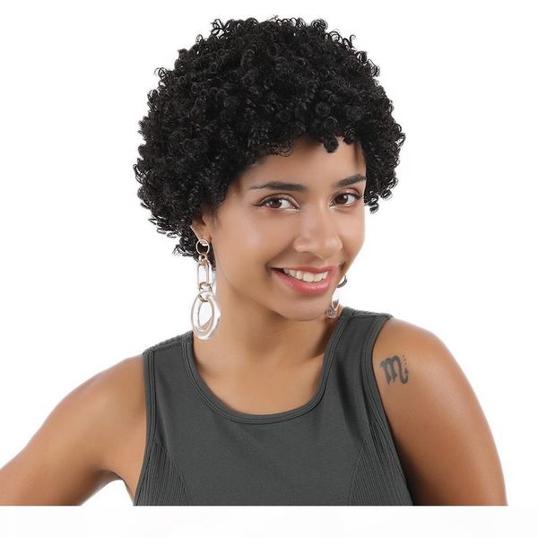 short afro kinky curly lace front wigs 100% human hair pre plucked malaysian wig with straps swiss lace, Black;brown
short afro kinky curly lace front wigs 100% human hair pre plucked malaysian wig with straps swiss lace, Black;brown