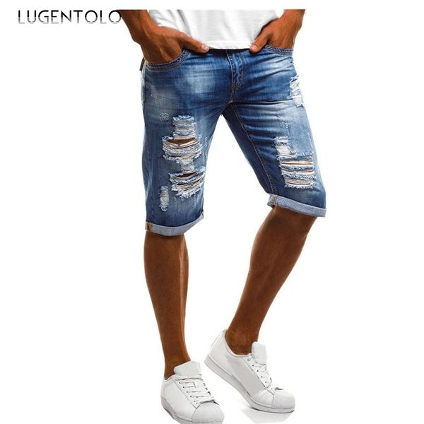 men's jeans men shorts hole summer fashion distressed flanging whiten water wash straight knee length casual for lugentolo, Blue
men's jeans men shorts hole summer fashion distressed flanging whiten water wash straight knee length casual for lugentolo, Blue