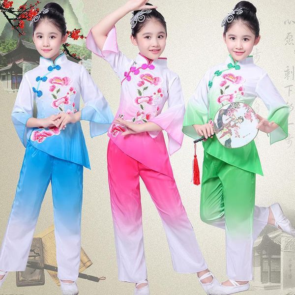 new children's classical dance costumes chinese style girls elegant children's performance yangge national dance costume1, Black;red
new children's classical dance costumes chinese style girls elegant children's performance yangge national dance costume1, Black;red