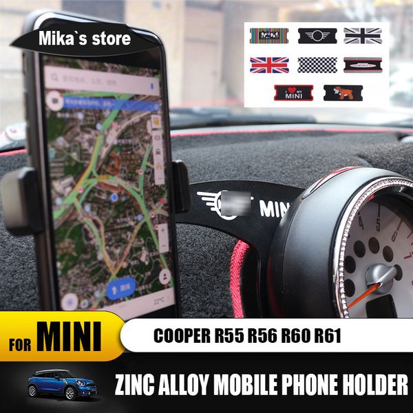 автомобиль авто металла мобильный для mini cooper r55 r56 r60 r61 автомобиля-стилизации clubman земляк держатель сотового телефона аксессуар
автомобиль авто металла мобильный для mini cooper r55 r56 r60 r61 автомобиля-стилизации clubman земляк держатель сотового телефона аксессуар