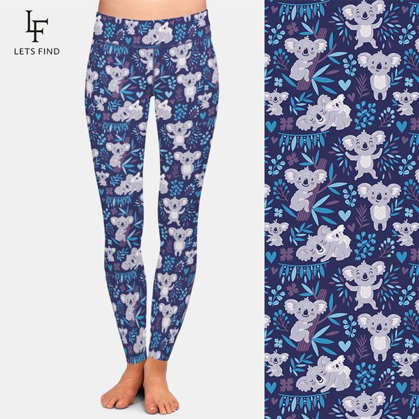 letsfind cute koala print women plus size leggings fashion high waist soft comfortable fitness elastic leggings 201204, Black
letsfind cute koala print women plus size leggings fashion high waist soft comfortable fitness elastic leggings 201204, Black