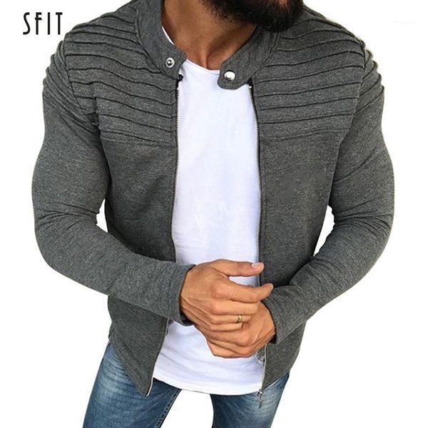 sfit jacket men winter autumn streetwear windbreaker mens hoodie pleats slim stripe raglan zipper long sleeve male coats jaqueta1, Black;brown
sfit jacket men winter autumn streetwear windbreaker mens hoodie pleats slim stripe raglan zipper long sleeve male coats jaqueta1, Black;brown