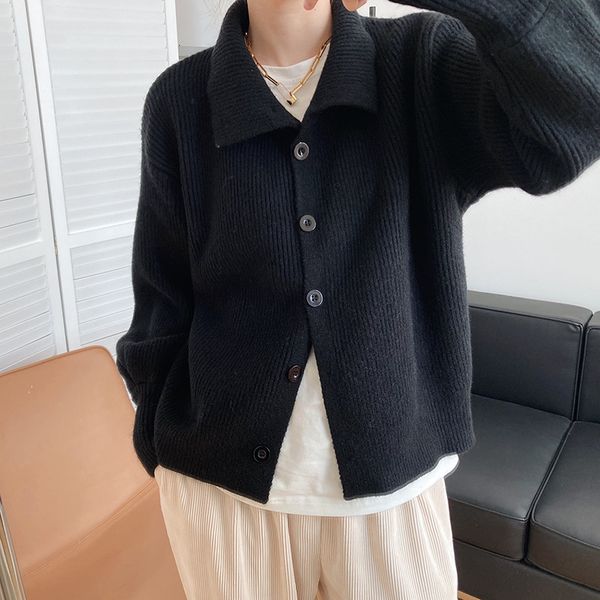 new 2021 spring turn down collar long sleeve pure color single button sweater casual women cardigans pull femme e1j1, White;black
new 2021 spring turn down collar long sleeve pure color single button sweater casual women cardigans pull femme e1j1, White;black