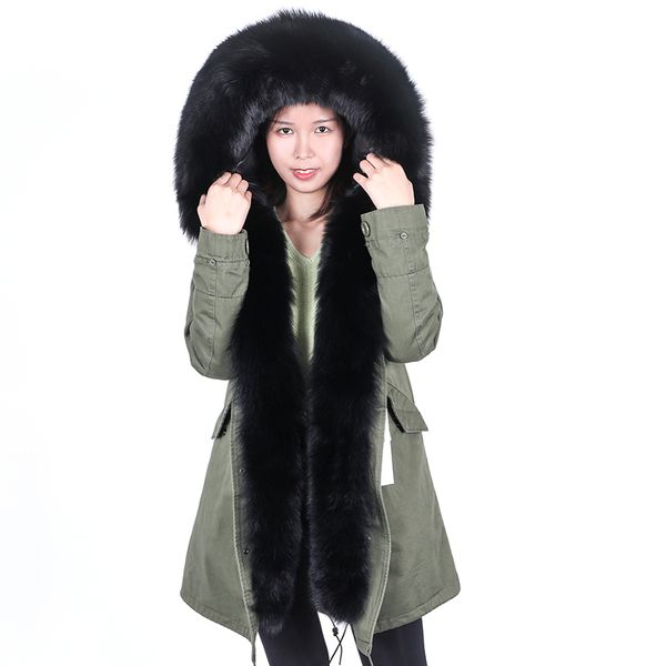 2021 hooded new made real fox fur coat, big raccoon collar, down lining overkill 3wb2, Black
2021 hooded new made real fox fur coat, big raccoon collar, down lining overkill 3wb2, Black