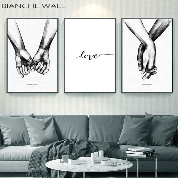 nordic black and white canvas картина lover для гостиной декоративной живописи, держась за руки wall art poster изображение номер deco
nordic black and white canvas картина lover для гостиной декоративной живописи, держась за руки wall art poster изображение номер deco