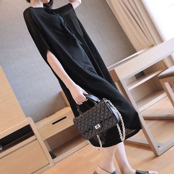 autumn large loose autumn winter new women's dress korean version of medium dress dressknitted dresslength knitwear skirt 4ura5, Black;gray
autumn large loose autumn winter new women's dress korean version of medium dress dressknitted dresslength knitwear skirt 4ura5, Black;gray