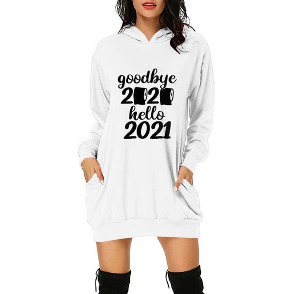 goodbye 2020 hello 2021 print woman dress fashion letter printed oversized hoodie bag hip pocket loose dress kobieta sukienka, Black;gray
goodbye 2020 hello 2021 print woman dress fashion letter printed oversized hoodie bag hip pocket loose dress kobieta sukienka, Black;gray