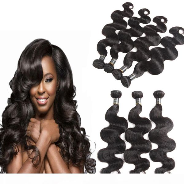 grade 9a unprocessed brazilian virgin hair body wave natural color 3 4 bundles brazilian hair weave remy human hair extensions, Black
grade 9a unprocessed brazilian virgin hair body wave natural color 3 4 bundles brazilian hair weave remy human hair extensions, Black