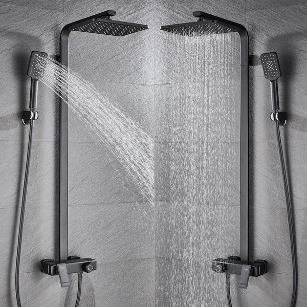bathroom faucet chrome black rain shower head bath faucet wall mounted bathtub shower mixer tap shower faucet set mixer qylxyu mywjqq
bathroom faucet chrome black rain shower head bath faucet wall mounted bathtub shower mixer tap shower faucet set mixer qylxyu mywjqq