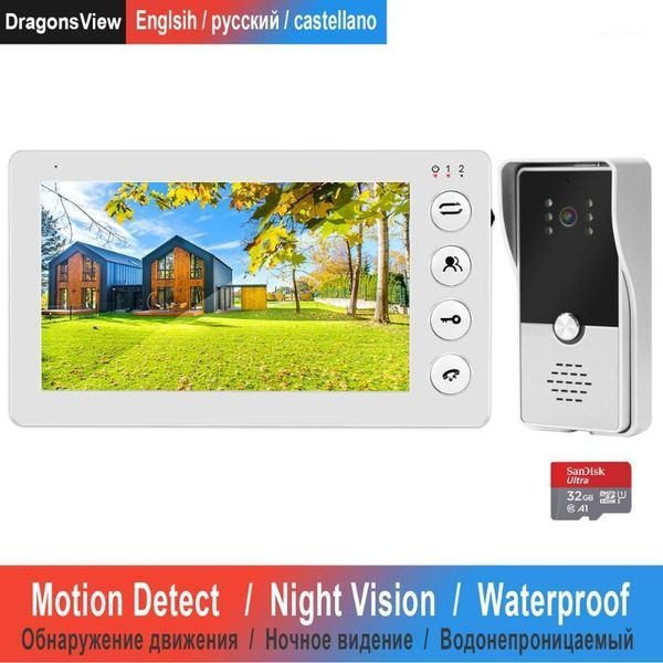 video door phones intercom doorbell wired 7" phone 1000tvl camera with ir night vision for home security intercom1
video door phones intercom doorbell wired 7" phone 1000tvl camera with ir night vision for home security intercom1