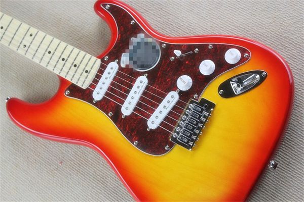 flyoung st electric guitar tomato scrambled egg red pearl guard board with high cost performance and large quantity
flyoung st electric guitar tomato scrambled egg red pearl guard board with high cost performance and large quantity