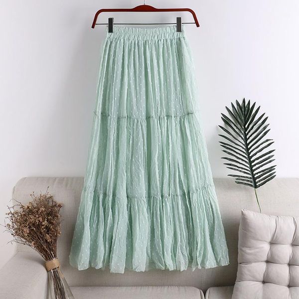 2020 new arrival high waist midi skirts korean solid polka dot a-line women skirt streetwear sweet chic faldas mujer1, Black
2020 new arrival high waist midi skirts korean solid polka dot a-line women skirt streetwear sweet chic faldas mujer1, Black