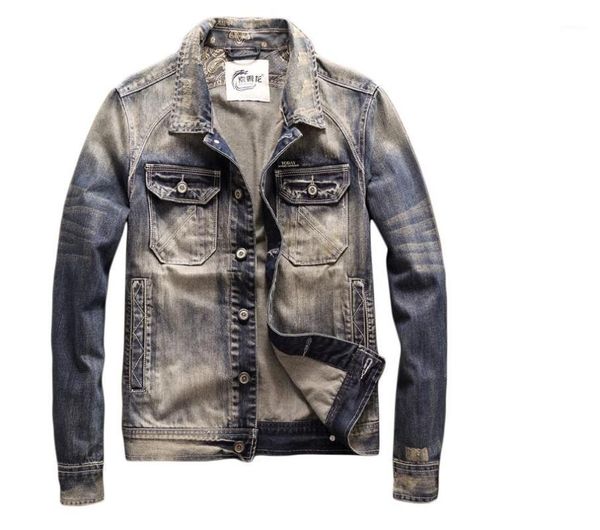 denim jacket men's biker motorcycle coat vintage blue slim fit outwear jackets drop shipping1, Black;brown
denim jacket men's biker motorcycle coat vintage blue slim fit outwear jackets drop shipping1, Black;brown
