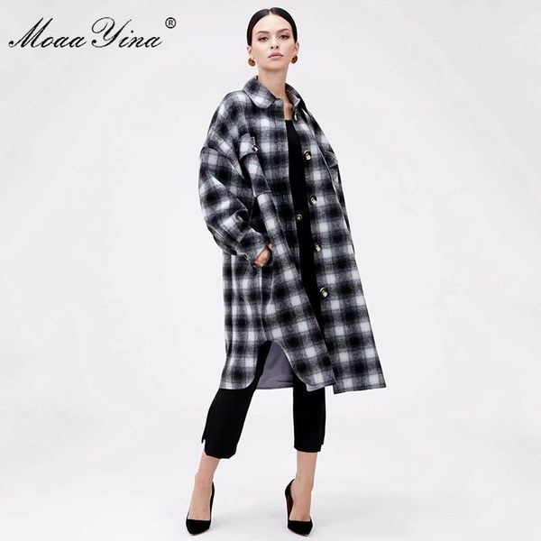 moaayina fashion designer overcoat coat autumn winter women's short sleeve single-breasted keep warm woolen cloth overcoat coat1, Black
moaayina fashion designer overcoat coat autumn winter women's short sleeve single-breasted keep warm woolen cloth overcoat coat1, Black