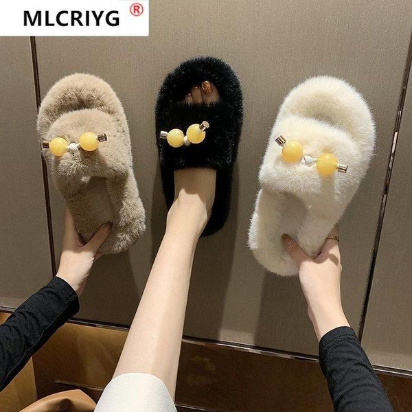 slipper woman autumn 2020 wear flat-bottomed fashion hair woman slippers fur slides house slippers slides for women, Black
slipper woman autumn 2020 wear flat-bottomed fashion hair woman slippers fur slides house slippers slides for women, Black