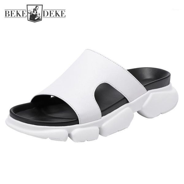 sandals summer genuine leather light slip on open toe mens sandal thick bottom increase cowhide slides men outside casual 36-451, Black
sandals summer genuine leather light slip on open toe mens sandal thick bottom increase cowhide slides men outside casual 36-451, Black