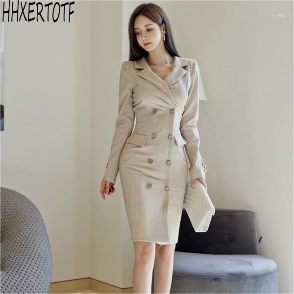 spring autumn winter elegant double breasted wear dress women pencil dresses business work sheath bodycon vestidos1, Black;gray
spring autumn winter elegant double breasted wear dress women pencil dresses business work sheath bodycon vestidos1, Black;gray