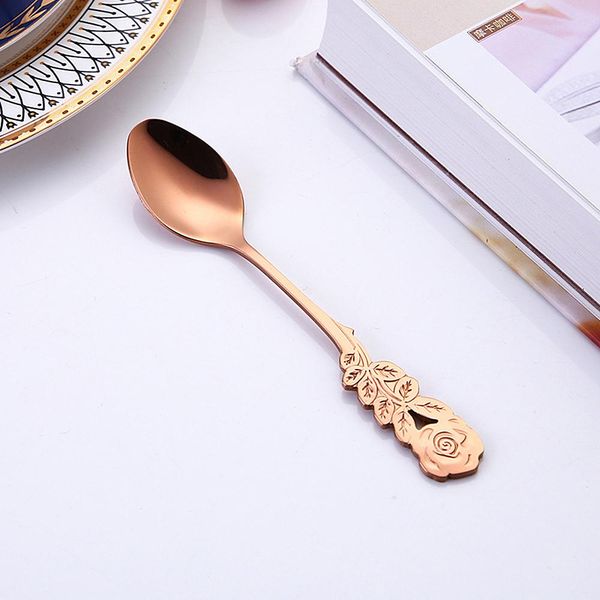 new 304 stainless steel rose coffee spoon stirring spoon teaspoon long handle tea spoon dessert kitchen tableware dropship h sqcpfv
new 304 stainless steel rose coffee spoon stirring spoon teaspoon long handle tea spoon dessert kitchen tableware dropship h sqcpfv