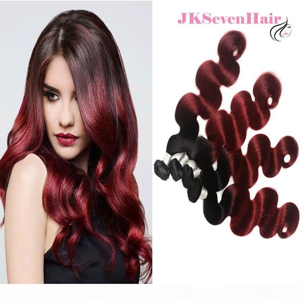 ombre brazilian virgin hair human extensions body wave 4pcs 1b burgundy indian peruvian malaysian double machine hair wefts, Black
ombre brazilian virgin hair human extensions body wave 4pcs 1b burgundy indian peruvian malaysian double machine hair wefts, Black