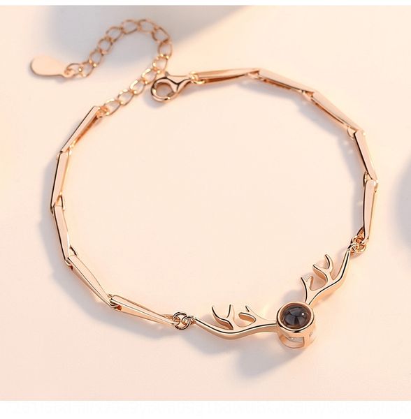 100 languages i love you a deer have your bracelet woman simple personality mori network red valentine's bracelet gift day gift nwfpk, Golden;silver
100 languages i love you a deer have your bracelet woman simple personality mori network red valentine's bracelet gift day gift nwfpk, Golden;silver