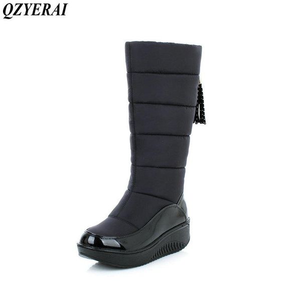 qzyerai the newly arrived russian winter warm to the calf snow boots flat boots feather thin womens shoes very warm, Black
qzyerai the newly arrived russian winter warm to the calf snow boots flat boots feather thin womens shoes very warm, Black