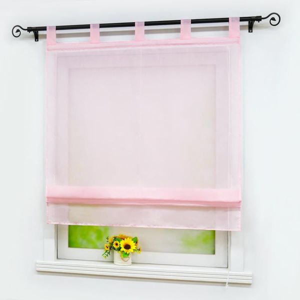 roman shade solid color window curtain sheer balcony window voile drapery valance for kitchen home decoration tap top
roman shade solid color window curtain sheer balcony window voile drapery valance for kitchen home decoration tap top