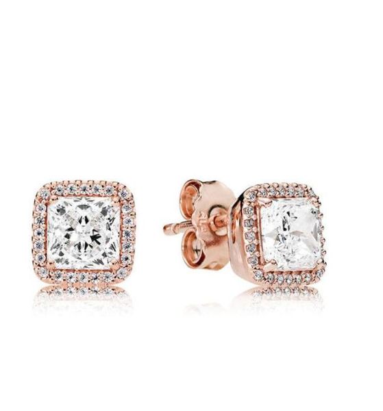 design luxury 18k rose gold signature square diamond stud earrings original box for pandora 925 sterling silver women earring set, Golden;silver
design luxury 18k rose gold signature square diamond stud earrings original box for pandora 925 sterling silver women earring set, Golden;silver