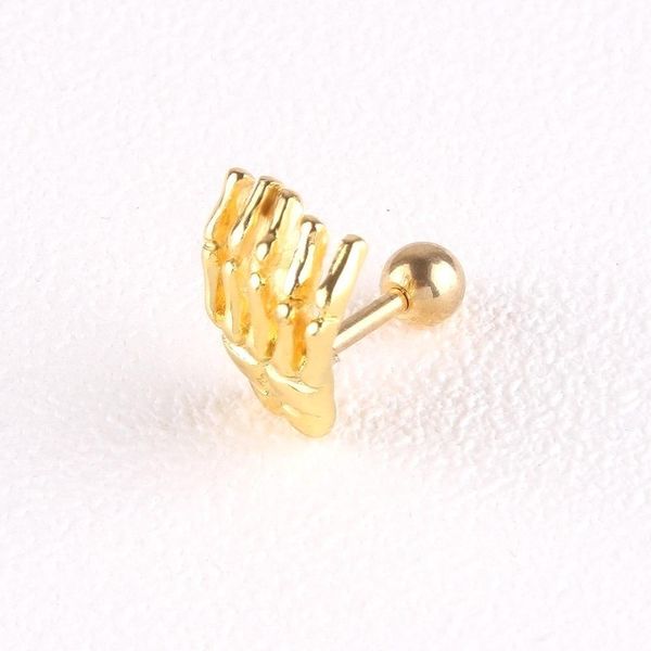 modrsa 1piece black/gold stainless steel helix piercing punk eyebrow ear piercing ghost hand claw earrings body jewelry q sqcukp, Silver
modrsa 1piece black/gold stainless steel helix piercing punk eyebrow ear piercing ghost hand claw earrings body jewelry q sqcukp, Silver